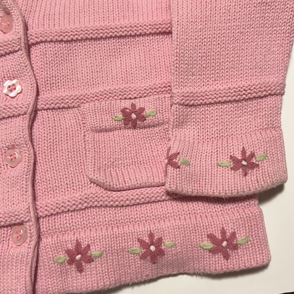(2/$15) Knitted Button Up Sweater 18 Months - Picture 2 of 3
